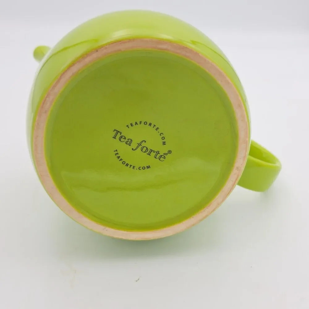 Tea Forte Teapot~Pistachio Green~Removable Lid & Screen Holds~3 Cups 24oz